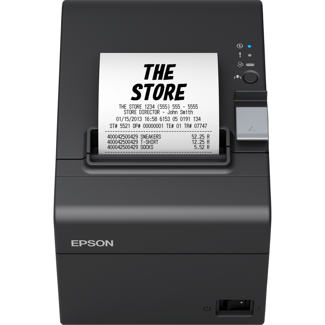 Epson TM-T20III Thermal Receipt Printer, 250 mm/s, Ethernet or USB + Serial atomoffice