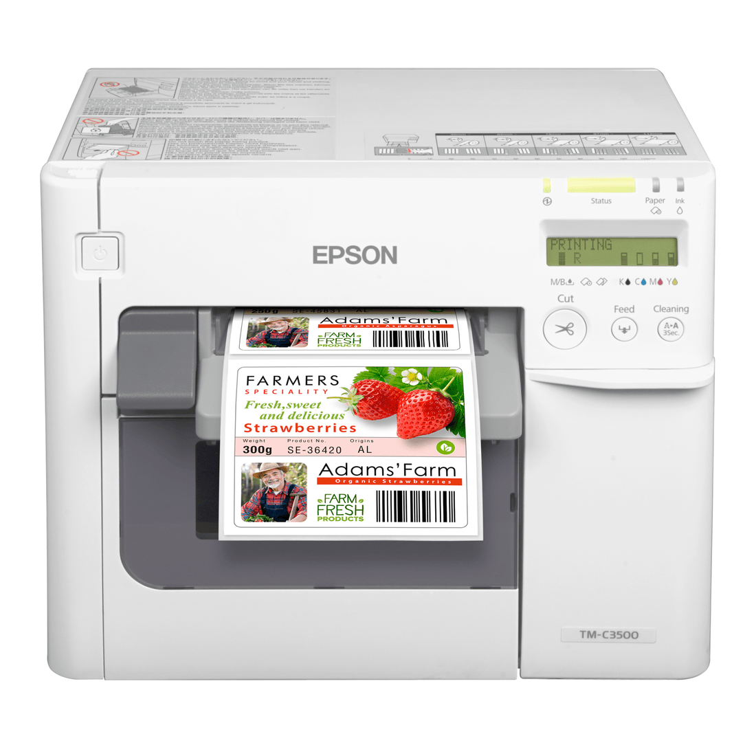 Epson ColorWorks C3500 Colour Label Printer, 720 x 360 dpi, 104 mm Print Width atomoffice