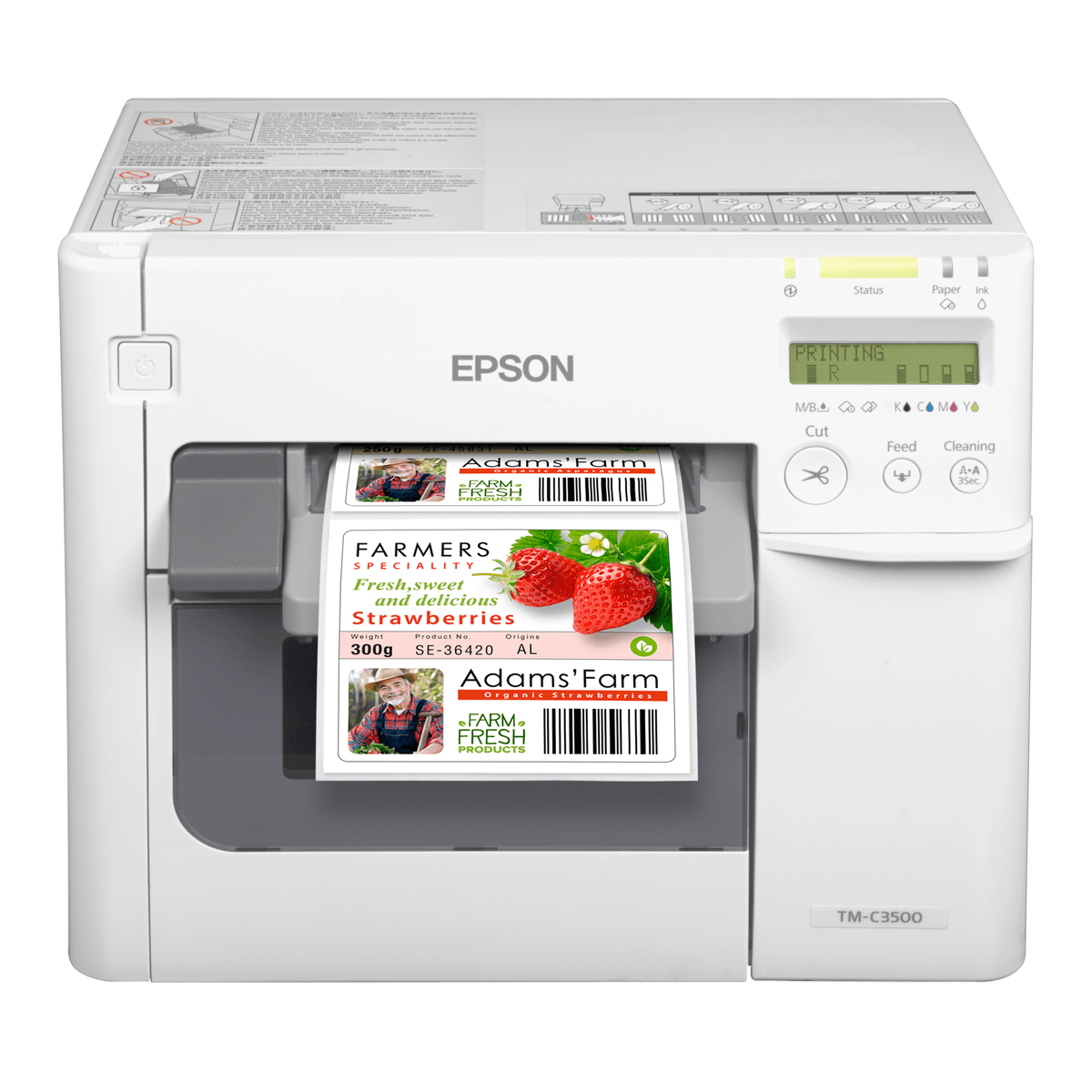 Epson ColorWorks C3500 Colour Label Printer, 720 x 360 dpi, 104 mm Print Width atomoffice