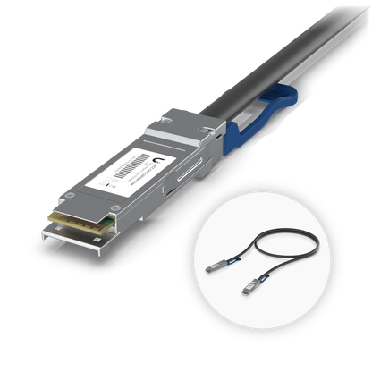 Ubiquiti 100G Direct Attach Cable 0.5 m UACC-DAC-QSFP28-0.5M, QSFP28 to QSFP28, Copper atomoffice