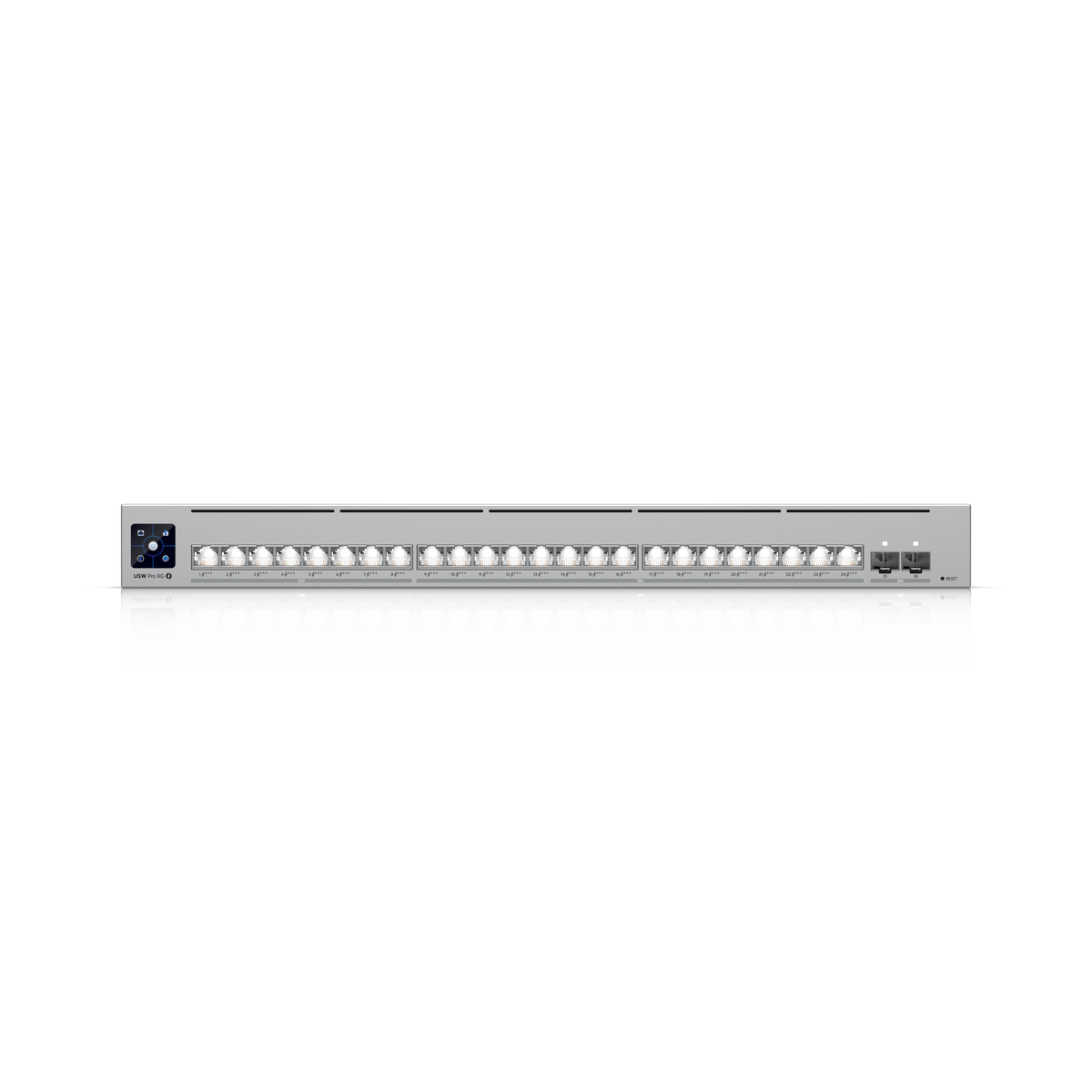 Ubiquiti UniFi Switch Pro XG 24 PoE, 24 PoE+++ Ports 16 x 10 GbE, 8 x 2.5 GbE , 720W PoE, 2 x 25G SFP28 atomoffice