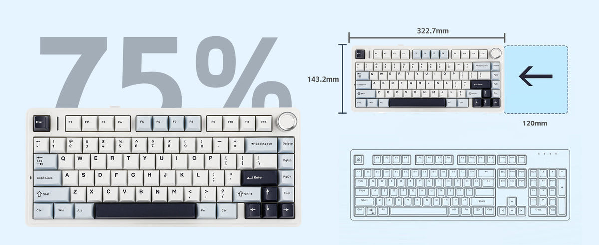 AULA F75 – Premium 75% Mechanical Keyboard — view 2