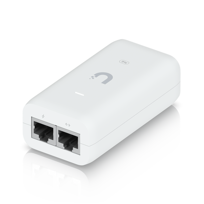 Ubiquiti UniFi PoE Adapter 15W U-PoE, Gigabit LAN, 48V DC Output, Surge Protected atomoffice