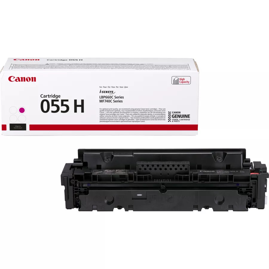 Canon 055H Original Toner Cartridge for Canon i-SENSYS MF744Cdw, MF742Cdw, LBP663Cdw, LBP664Cx, MF746Cx Printers