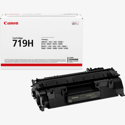 Canon 719H Original Toner Cartridge for Canon i-SENSYS LBP251, 252, 253, 6300, 6310, 6650, 6670, 6680, MF411, 416, 418, 419, 5840, 5880, 5940, 5980, 6140, 6180 Printers atomoffice