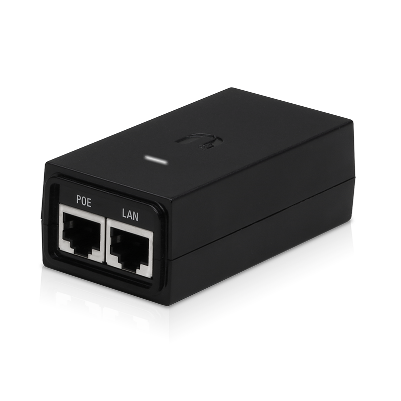 Ubiquiti 24V DC PoE Adapter POE-24-12W-G, Mid-Power 24V 0.5A, Gigabit LAN, Surge Protected atomoffice