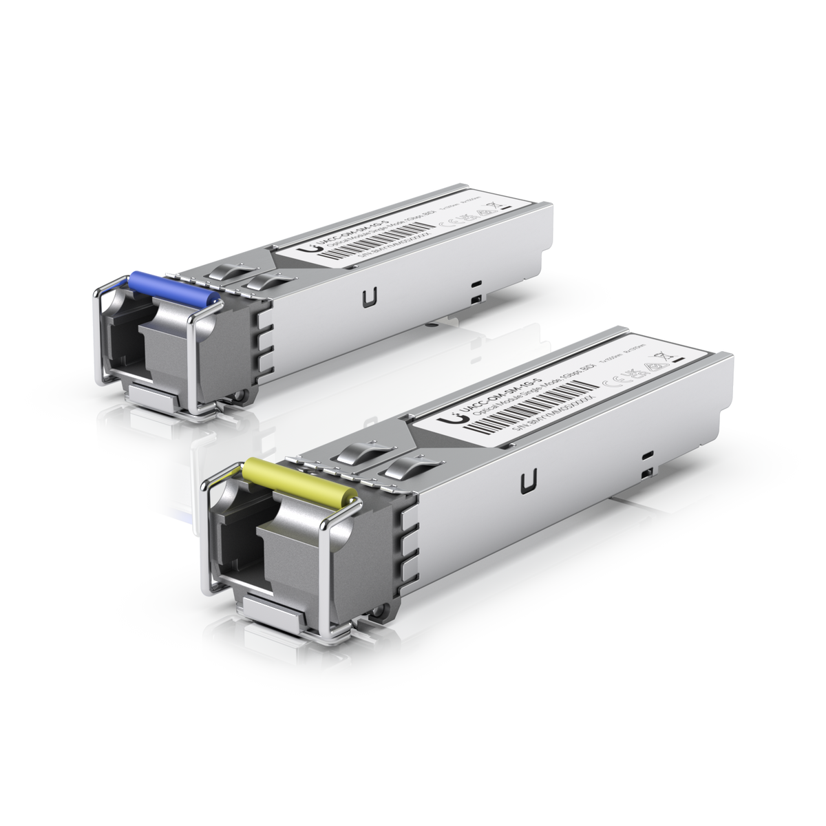 Ubiquiti 1G Bidirectional Single-Mode Optical Module, SFP BiDi, Simplex LC UPC, 3 km, 2-Pack atomoffice