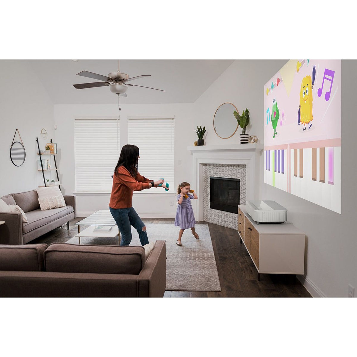 Epson EH-LS800 Ultra-Short-Throw Laser Projection TV, 4K PRO-UHD, 4,000 Lumens atomoffice