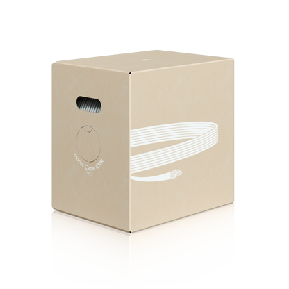 Ubiquiti UniFi Indoor Cable Cat6 CMR, 305 m Box, Riser-Rated, 23 AWG UTP, White atomoffice