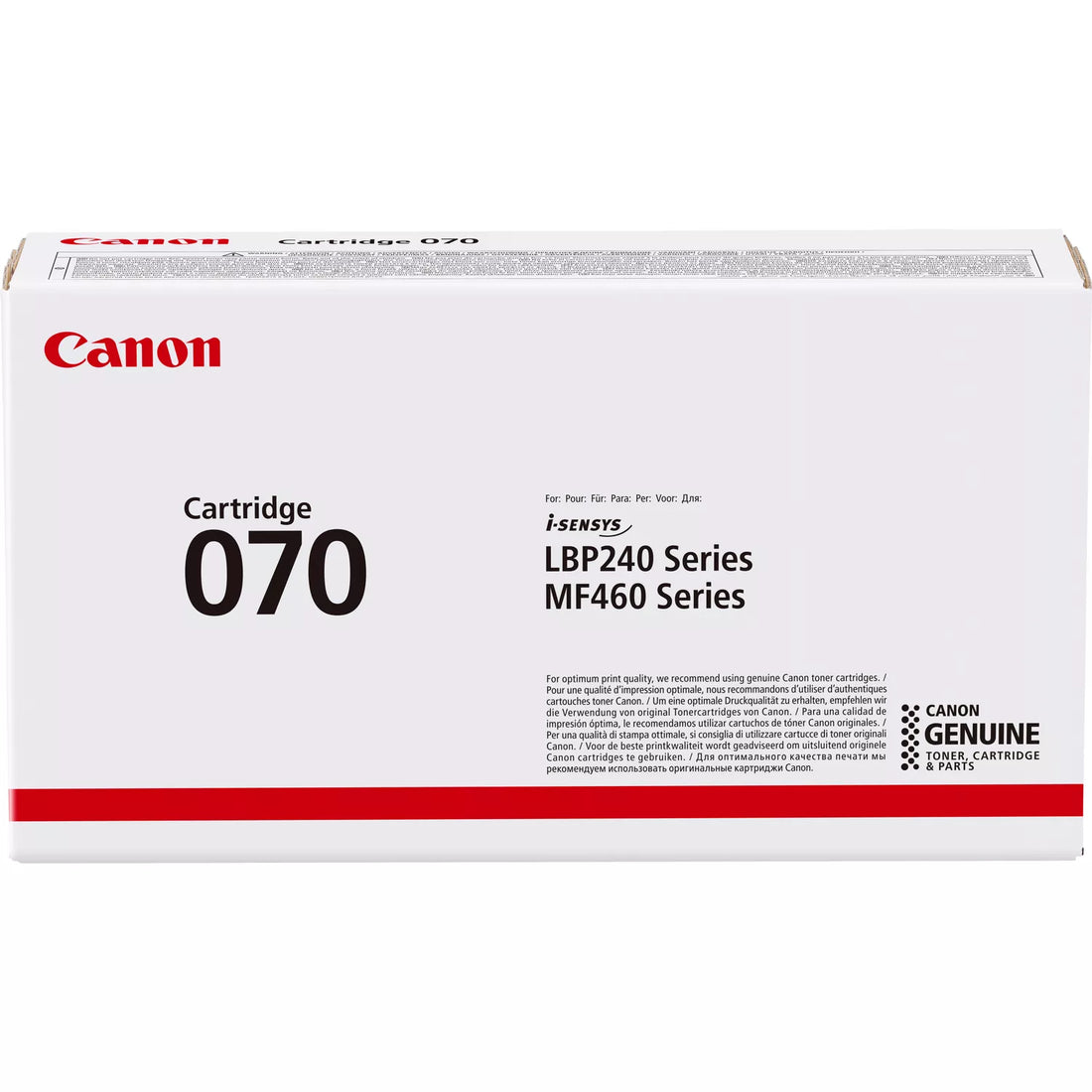 Canon 070 Black Original Toner Cartridge