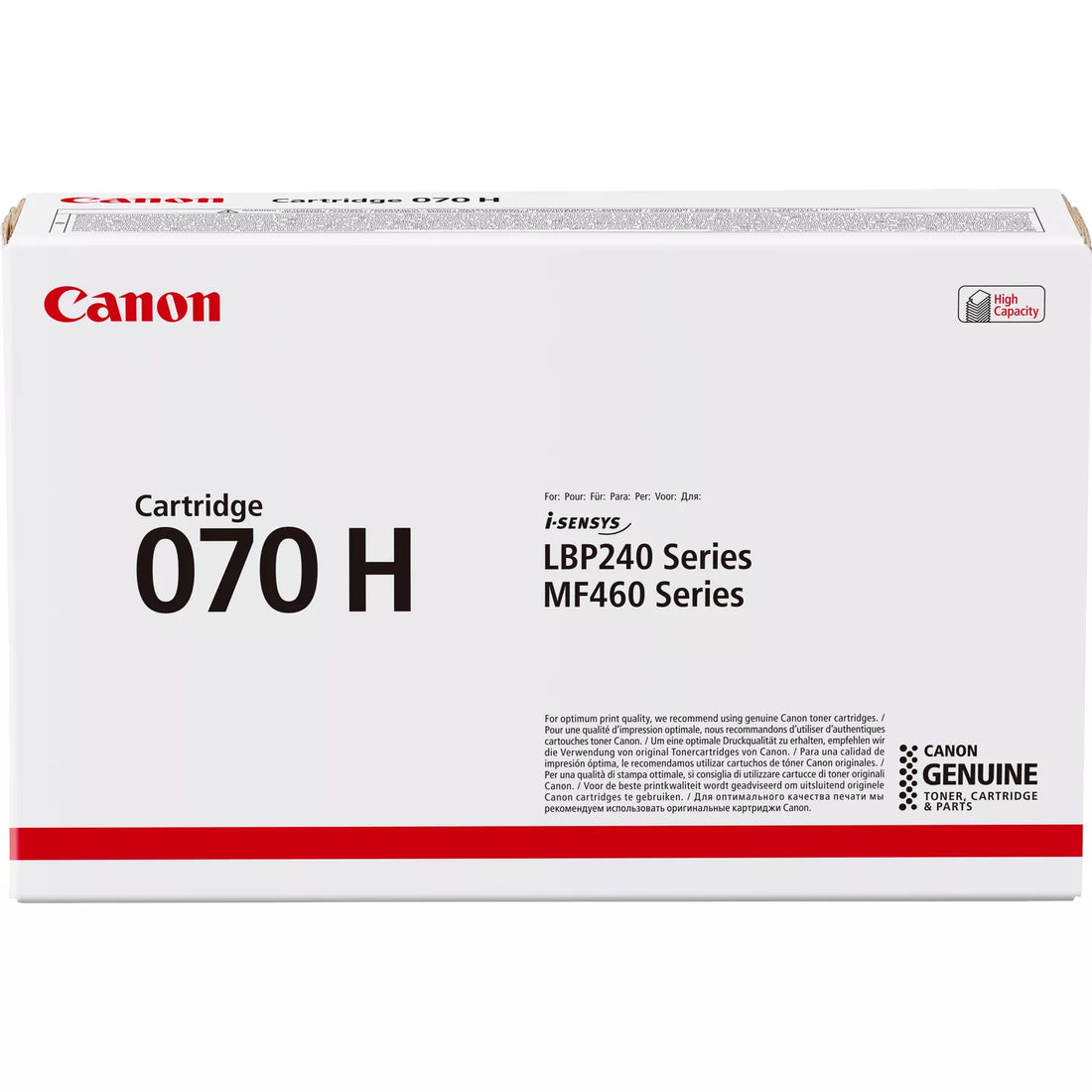 Canon 070H Original Toner Cartridge for Canon i-SENSYS LBP243dw, LBP246dw, MF461dw, MF465dw, MF463dw