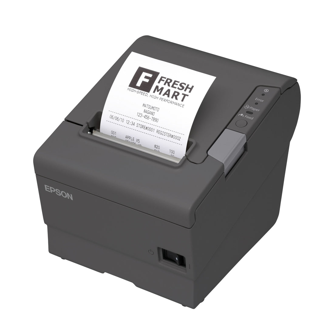 Epson TM-T88VI Thermal Receipt Printer, Max Print Speed 500 mm/s atomoffice
