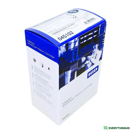 HID FARGO 045102 Black Resin Ribbon | K, 1000 Images - for DTC1250e, DTC1000 &amp; DTC4250e atomoffice