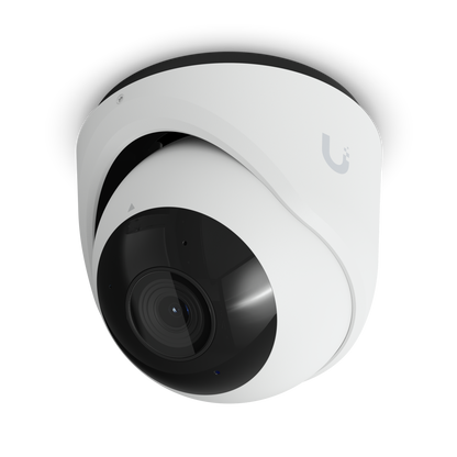 Ubiquiti Camera G6 Turret, 4K 8MP PoE Camera, 30 m IR Night Vision, AI Face and Plate Recognition, White atomoffice
