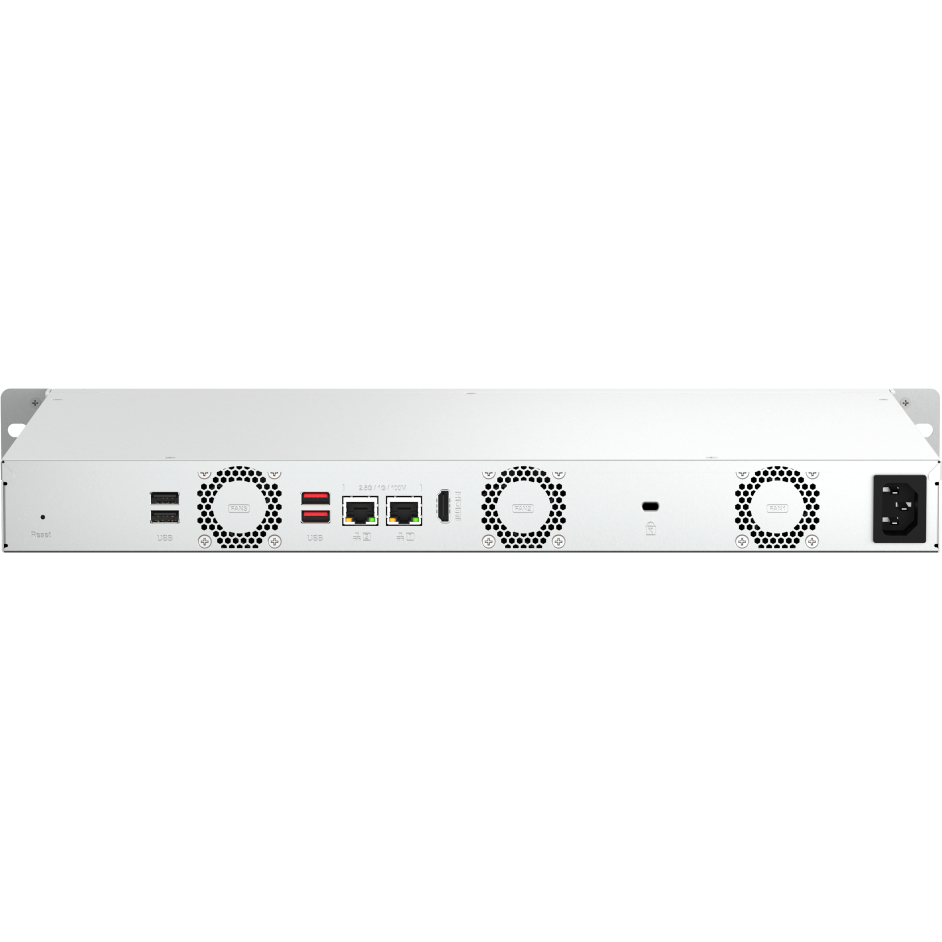 QNAP TS-464eU-8G 4-Bay Short-Depth Rackmount NAS Enclosure atomoffice