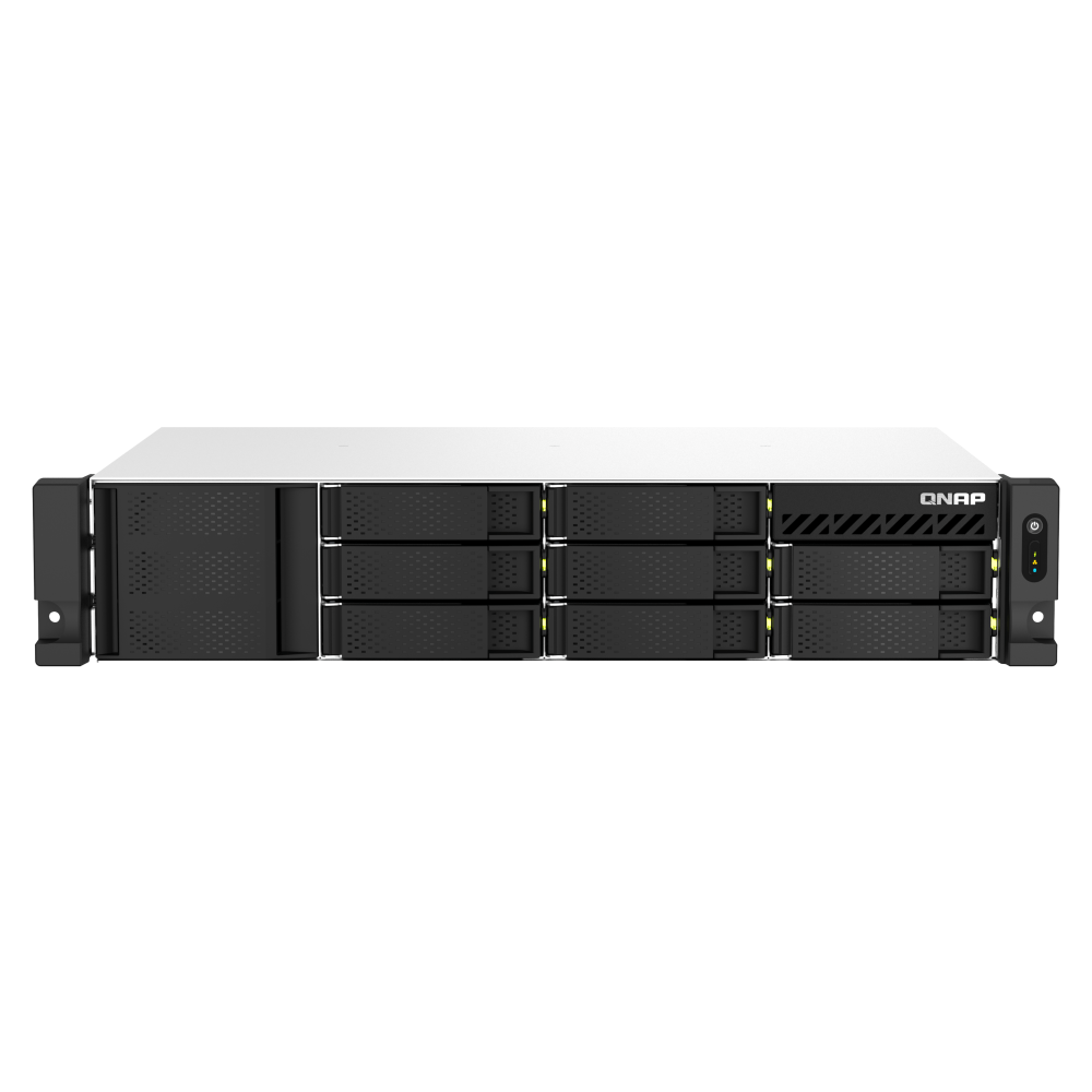 QNAP TS-864eU-8G 8-Bay Short-Depth Rackmount NAS Enclosure atomoffice