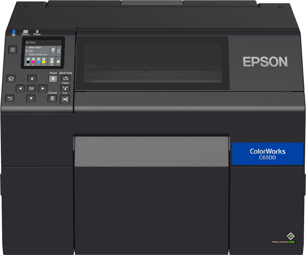 Epson ColorWorks C6500Ae Gloss Black (BK) C31CH77102 view 3 atomoffice