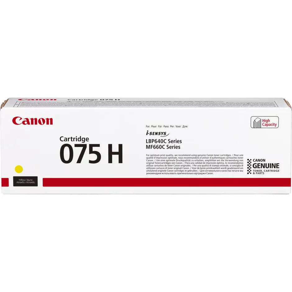 Canon 075H Original Toner Cartridge for Canon i-SENSYS MF664Cdw, MF667Cdw, LBP646Cdw, LBP647Cdw atomoffice