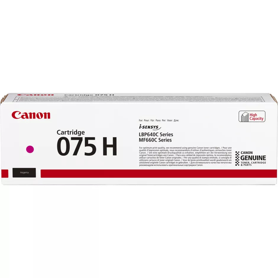 Canon 075H Original Toner Cartridge for Canon i-SENSYS MF664Cdw, MF667Cdw, LBP646Cdw, LBP647Cdw atomoffice