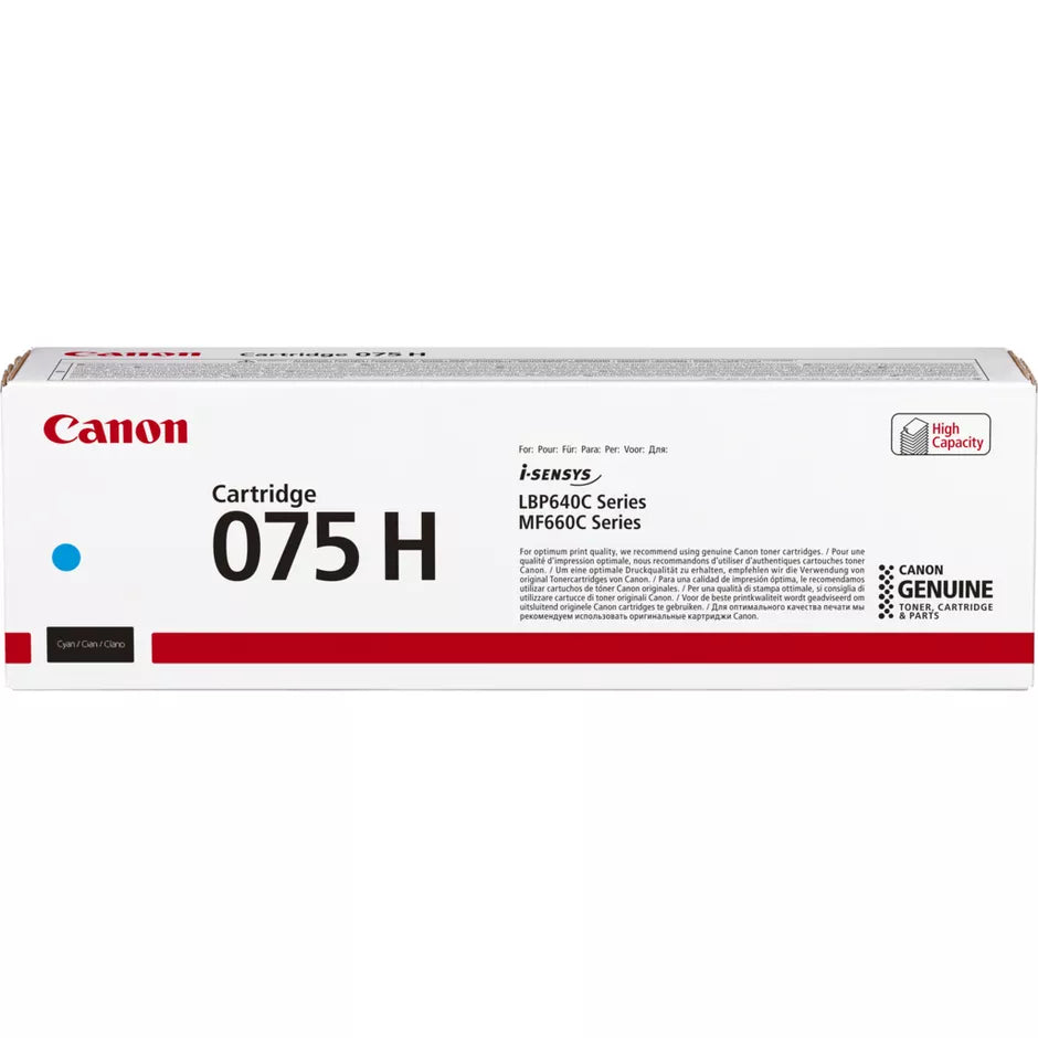 Canon 075H Original Toner Cartridge for Canon i-SENSYS MF664Cdw, MF667Cdw, LBP646Cdw, LBP647Cdw atomoffice