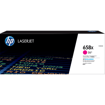 HP 658X Original Toner Cartridge for HP Color LaserJet Enterprise M751dn, M751n printers