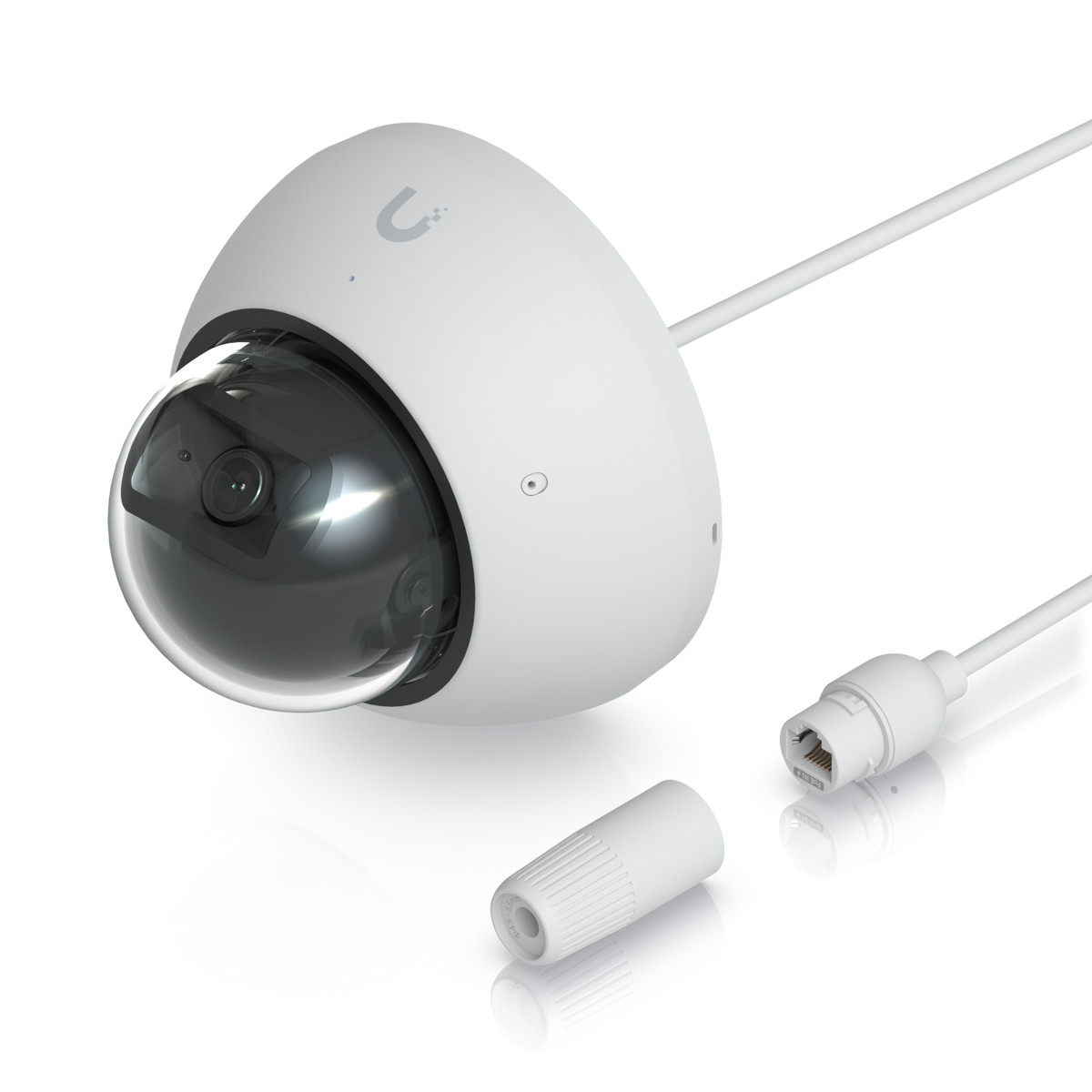 Ubiquiti Camera AI Dome, 4K 8MP PoE Dome Camera, 40 m IR, Face and Plate Recognition, IP66 IK10, White, UVC-AI-Dome-W atomoffice