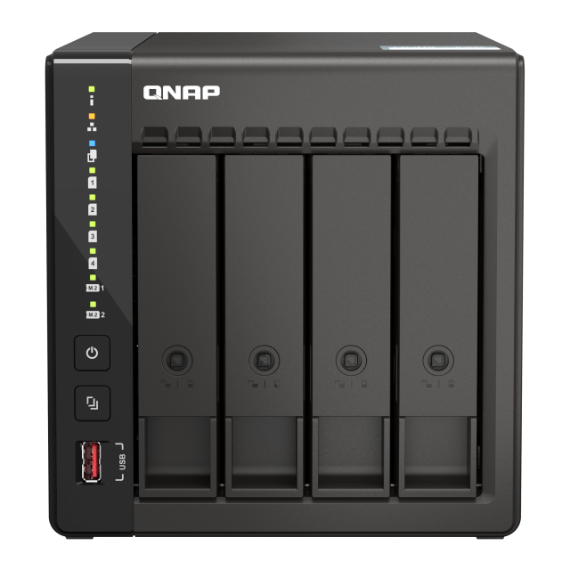 QNAP TS-453E-8G 4-Bay Desktop NAS Enclosure atomoffice