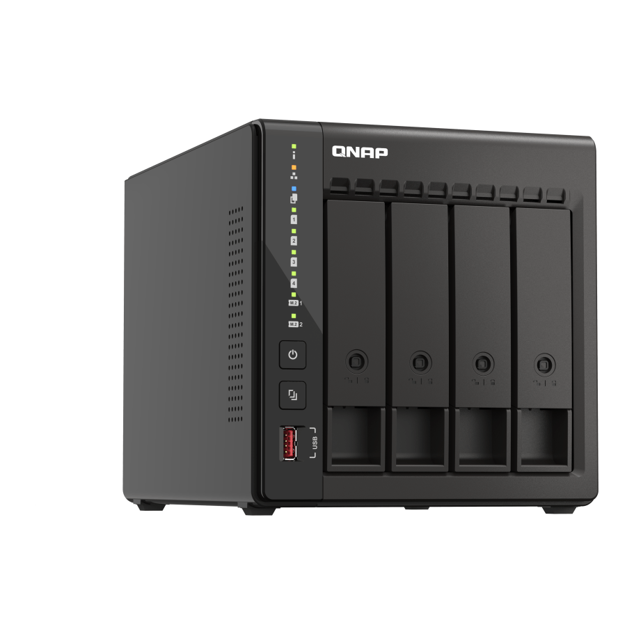 QNAP TS-453E-8G 4-Bay Desktop NAS Enclosure atomoffice