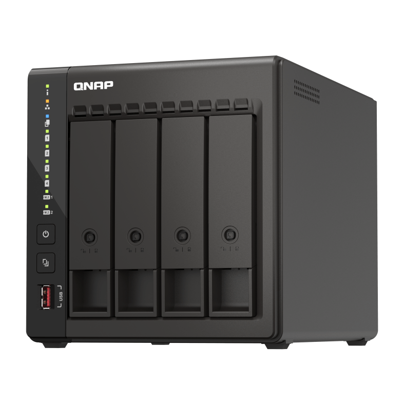 QNAP TS-453E-8G 4-Bay Desktop NAS Enclosure atomoffice