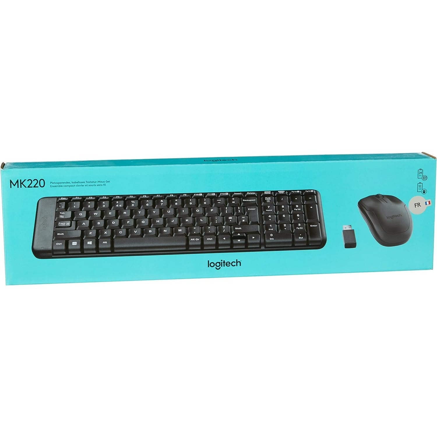 Logitech MK220 Wireless Keyboard and Mouse Combo