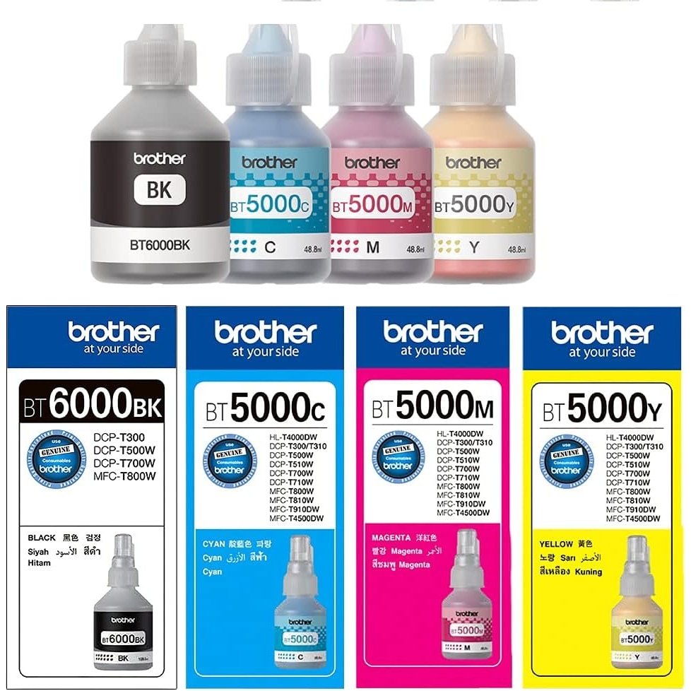 BROTHER 6000+5000 INK BOTTLE 1 SET