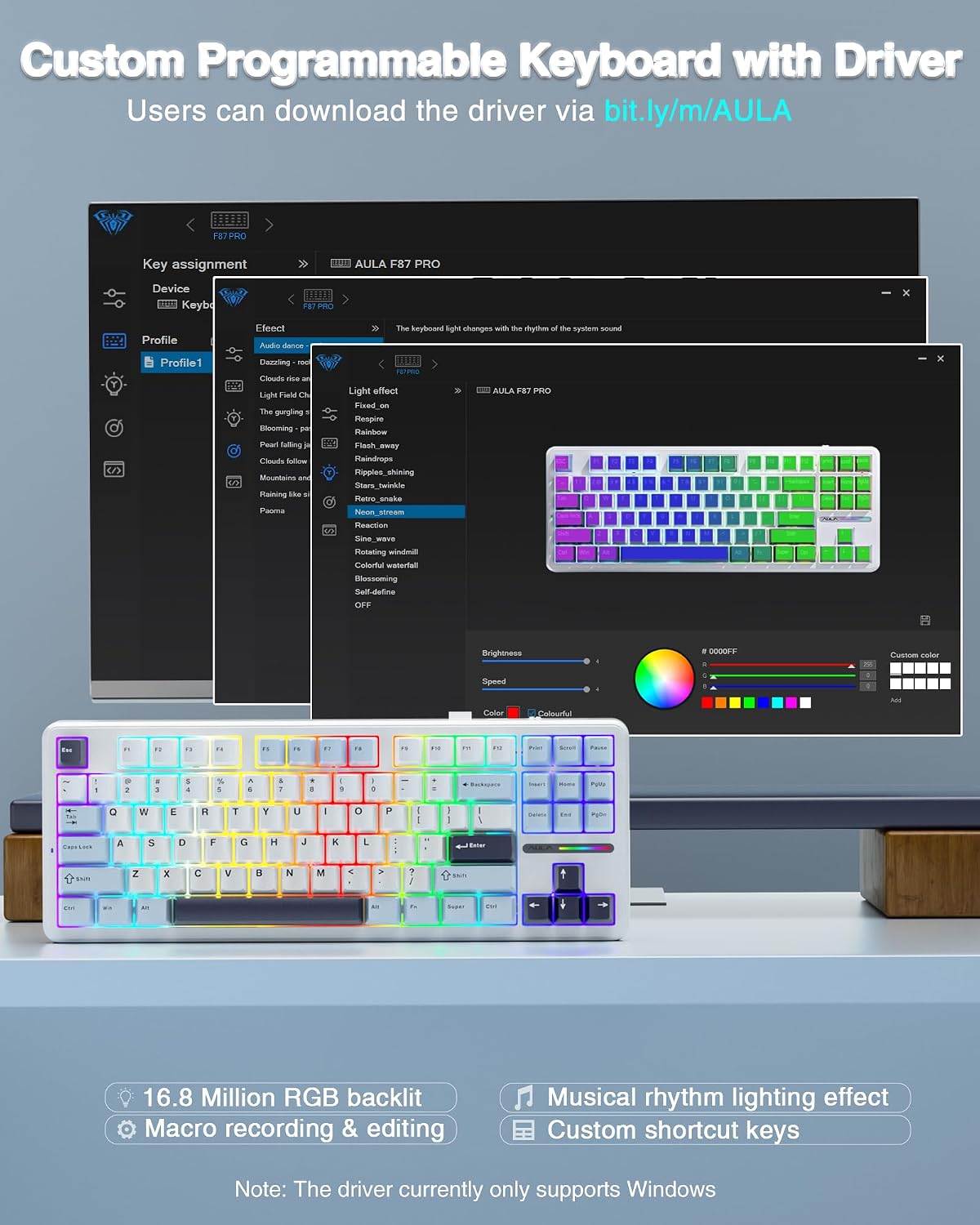 AULA F87 – Compact 87-Key Mechanical Keyboard — view 4