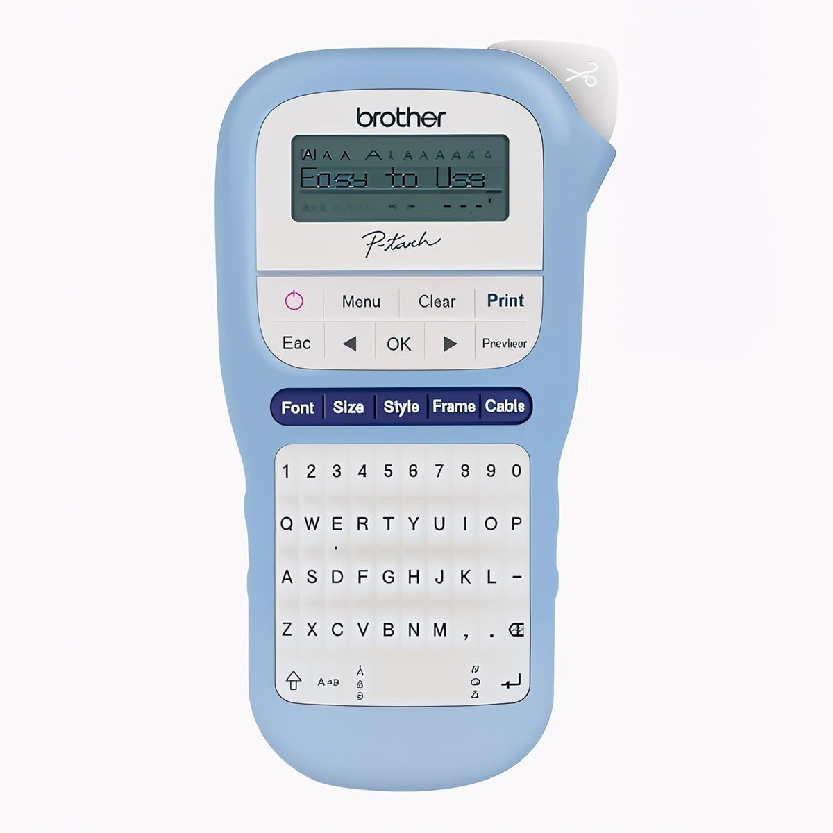 Brother PT-H110 Handheld Label Printer — TZe Tape, 180 dpi