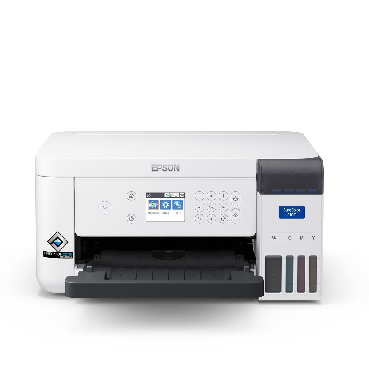 Epson SureColor SC-F100 Desktop Dye Sublimation Printer, Refillable Ink, Wi-Fi C11CJ80301 atomoffice