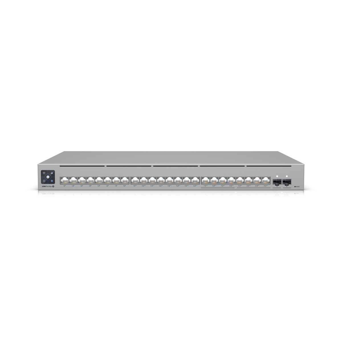 Ubiquiti UniFi Switch Pro Max 24 PoE, 400W PoE++, 2.5 GbE, 10G SFP+ Uplinks, Layer 3 atomoffice