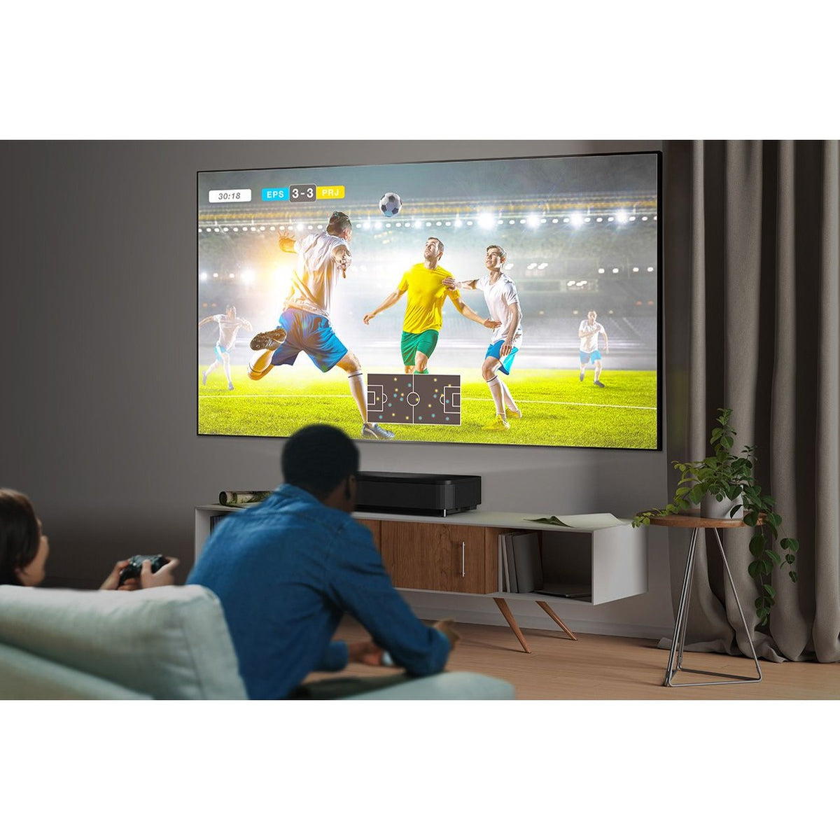 Epson EH-LS800 Ultra-Short-Throw Laser Projection TV, 4K PRO-UHD, 4,000 Lumens atomoffice