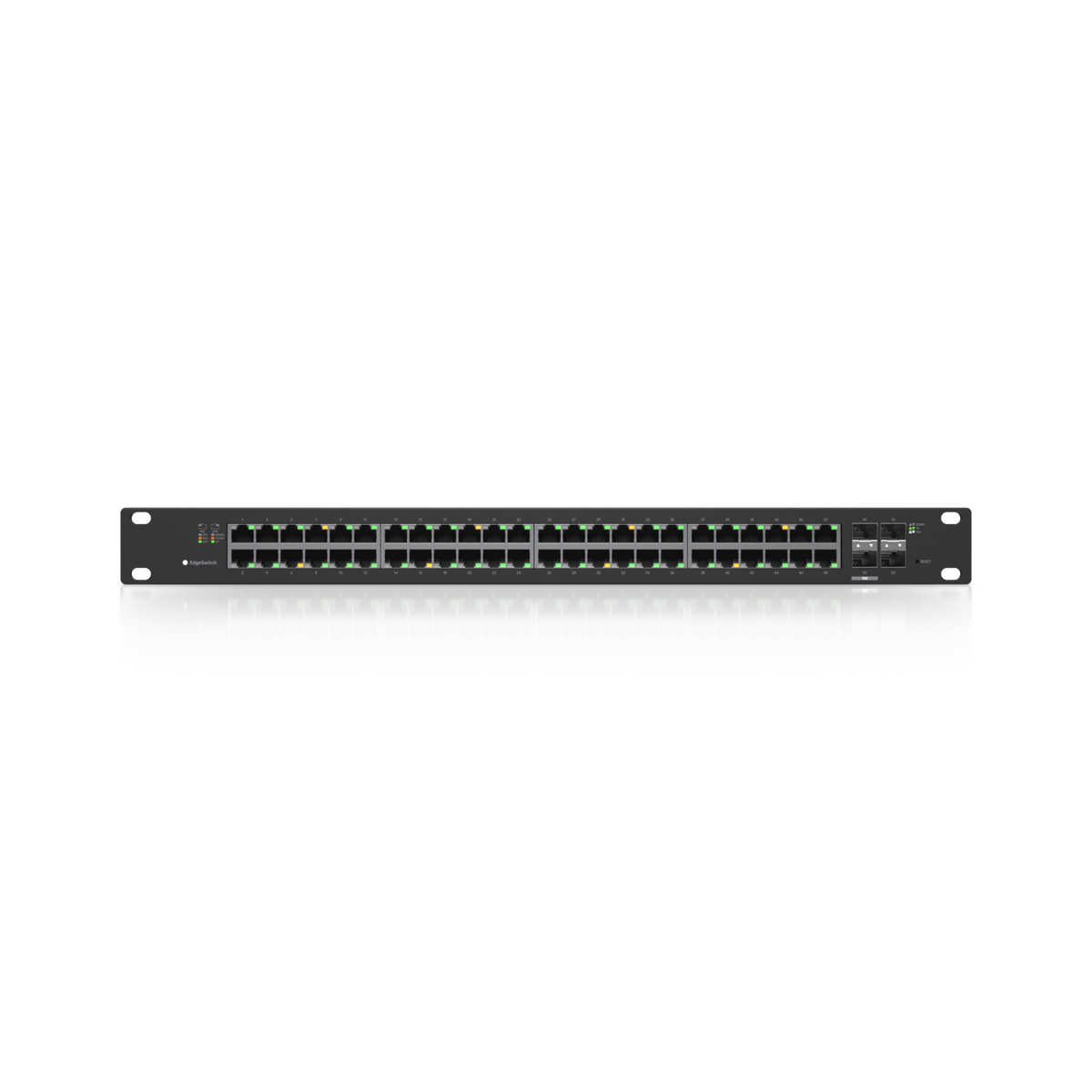 Ubiquiti EdgeSwitch 48 PoE 500W , 48 Gigabit PoE+ Ports, 2 SFP+ and 2 SFP, 500W PoE, 1U Rackmount atomoffice