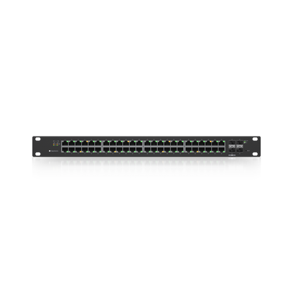 Ubiquiti EdgeSwitch 48 PoE 500W , 48 Gigabit PoE+ Ports, 2 SFP+ and 2 SFP, 500W PoE, 1U Rackmount atomoffice
