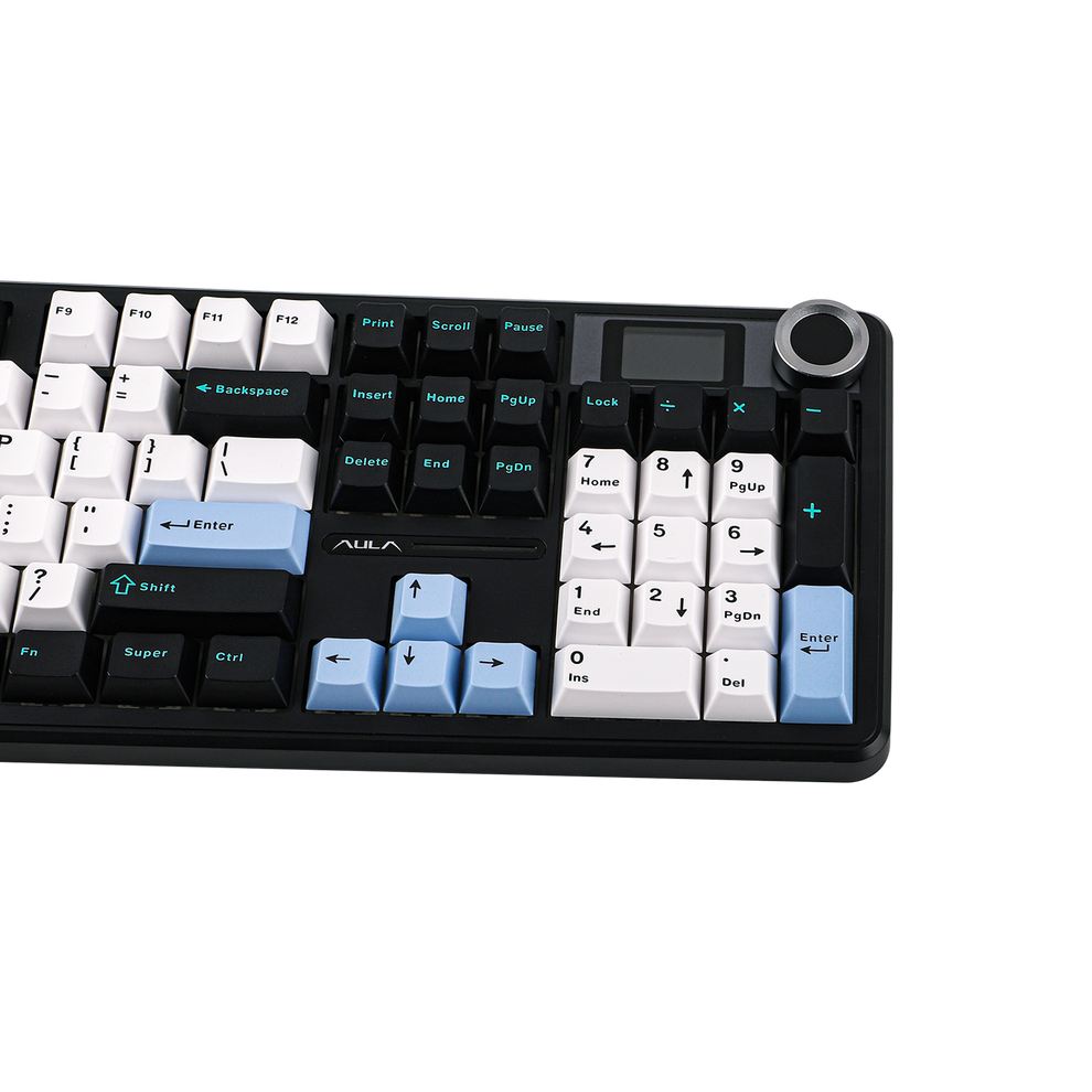 AULA F108 Pro Mechanical Gaming Keyboard RGB 104 Keys Tri-Mode Wireless,Bluetooth,Wired Linear Switch atomoffice