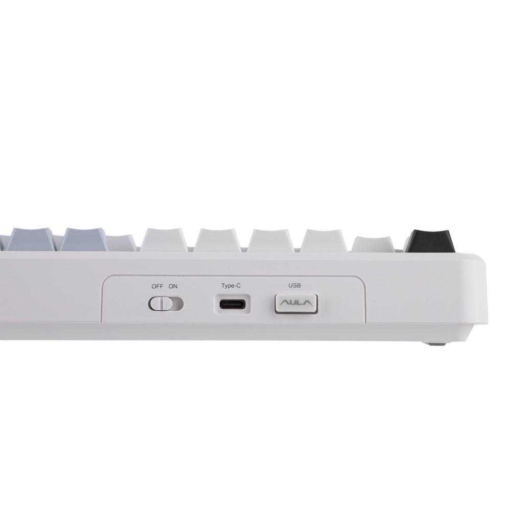 AULA F108 Pro Mechanical Gaming Keyboard RGB 104 Keys Tri-Mode Wireless,Bluetooth,Wired Linear Switch atomoffice