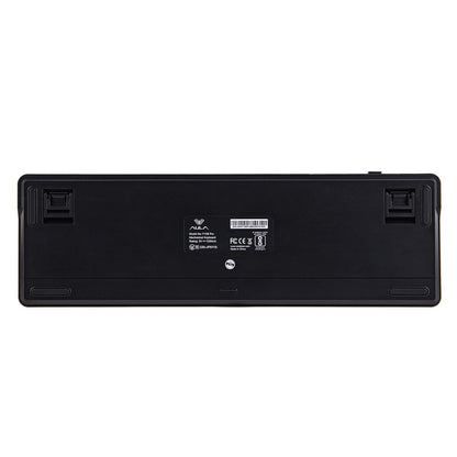 AULA F108 Pro Mechanical Gaming Keyboard RGB 104 Keys Tri-Mode Wireless,Bluetooth,Wired Linear Switch atomoffice
