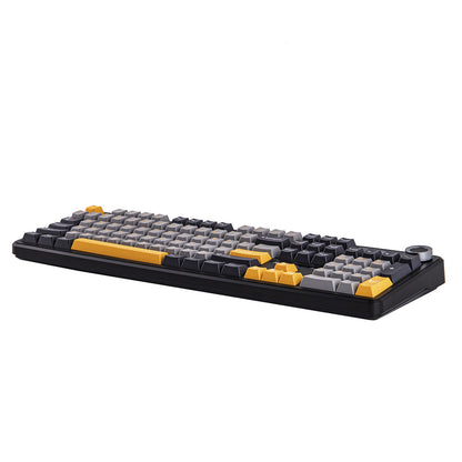 AULA F108 Pro Mechanical Gaming Keyboard RGB 104 Keys Tri-Mode Wireless,Bluetooth,Wired Linear Switch atomoffice