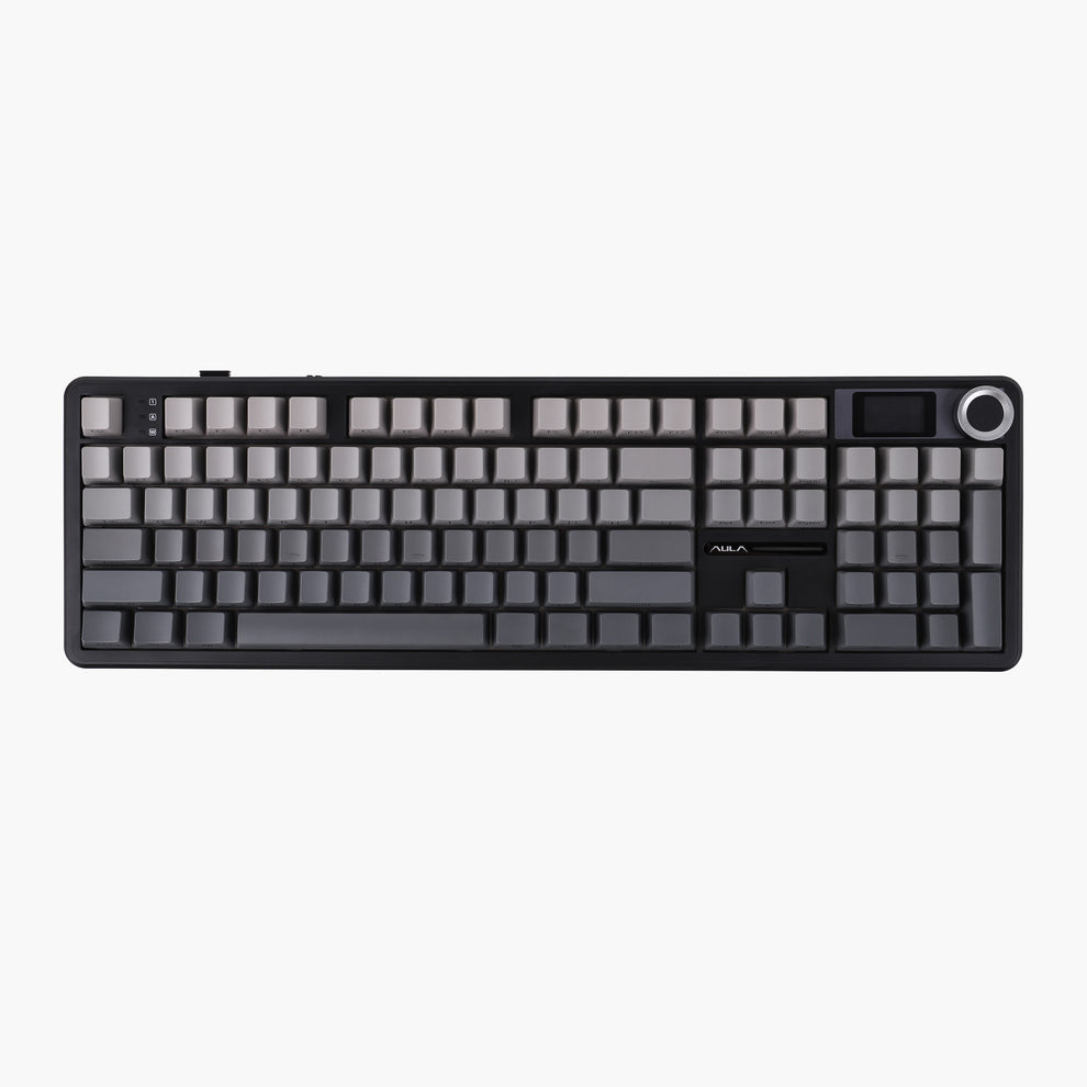 AULA F108 Pro Mechanical Gaming Keyboard RGB 104 Keys Tri-Mode Wireless,Bluetooth,Wired Linear Switch atomoffice