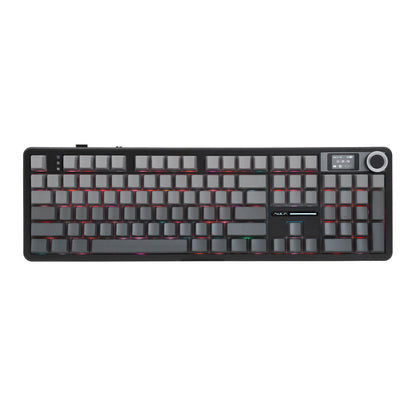 AULA F108 Pro Mechanical Gaming Keyboard RGB 104 Keys Tri-Mode Wireless,Bluetooth,Wired Linear Switch atomoffice