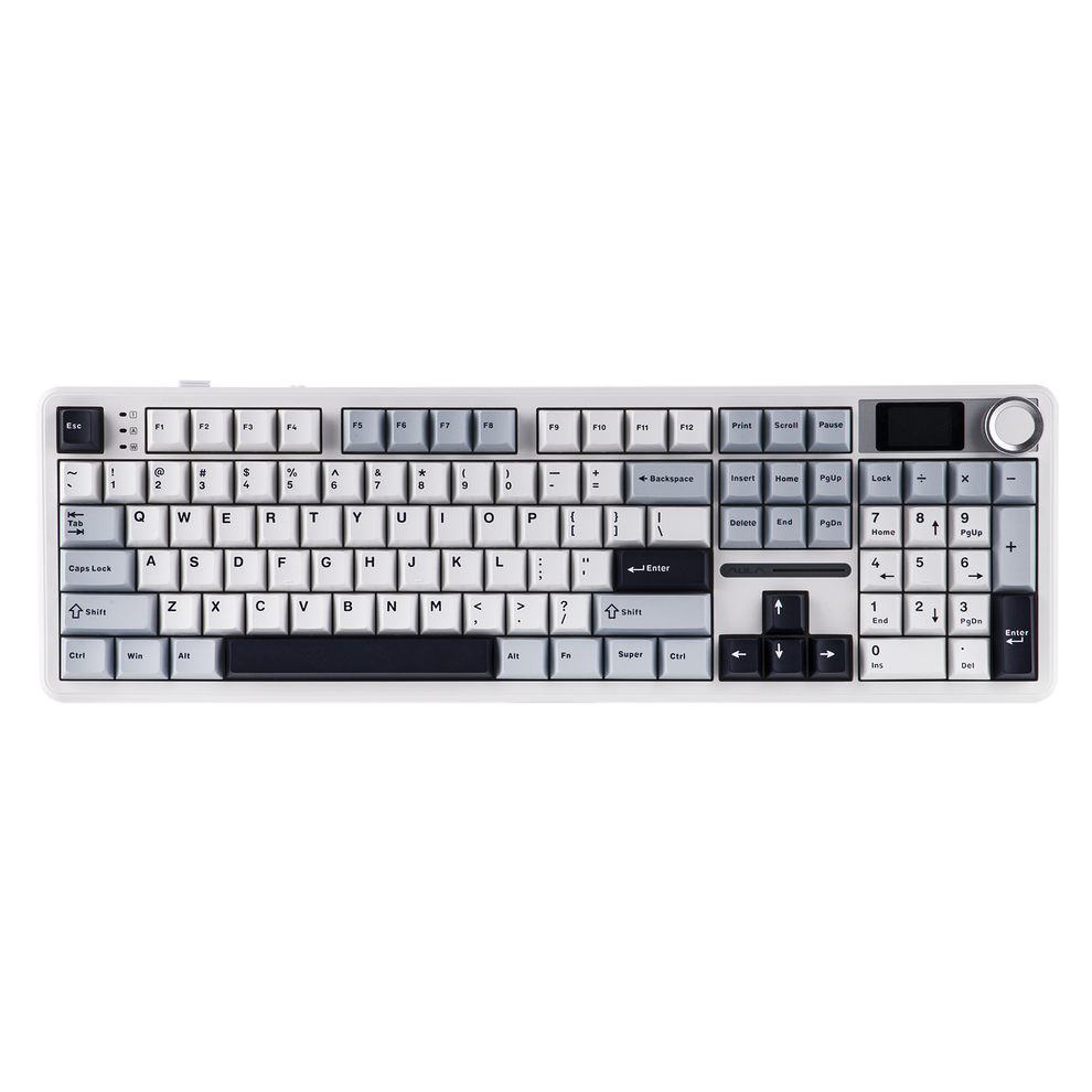 AULA F108 Pro Mechanical Gaming Keyboard RGB 104 Keys Tri-Mode Wireless,Bluetooth,Wired Linear Switch atomoffice