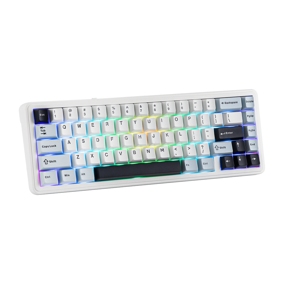 AULA F65 Mechanical Gaming Keyboard RGB 67 Keys Tri-Mode Wireless,Bluetooth,Wired Linear Switch atomoffice