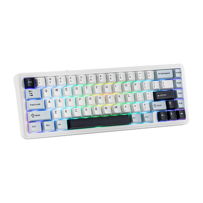 AULA F65 Mechanical Gaming Keyboard RGB 67 Keys Tri-Mode Wireless,Bluetooth,Wired Linear Switch atomoffice
