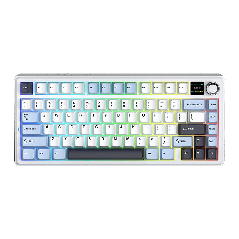 AULA F75 MAX Mechanical Gaming Keyboard RGB 80 Keys Tri-Mode Wireless,Bluetooth,Wired Linear Switch atomoffice