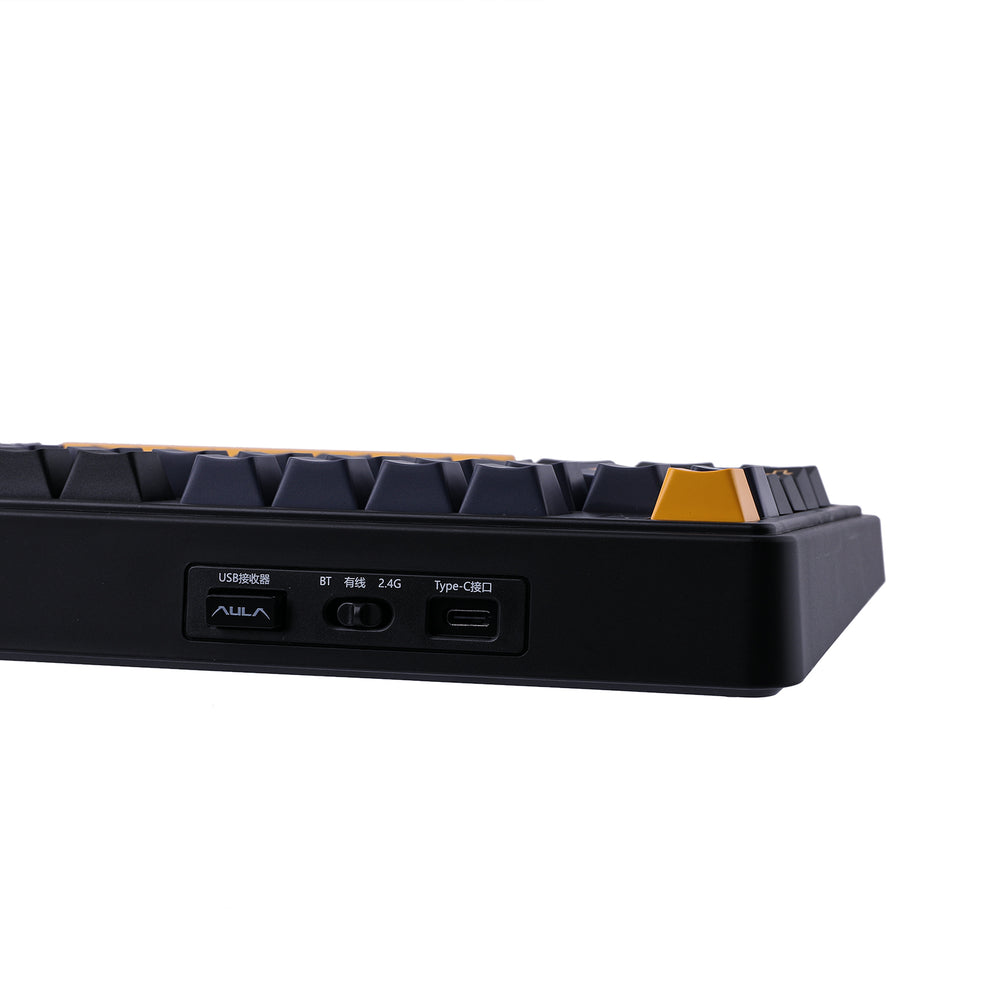 AULA F75 Mechanical Gaming Keyboard RGB 80 Keys Tri-Mode Wireless,Bluetooth,Wired Linear Switch atomoffice