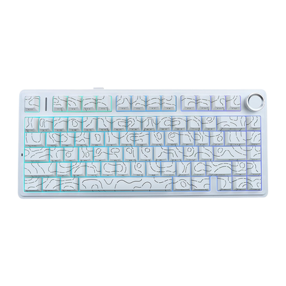 AULA F75 Mechanical Gaming Keyboard RGB 80 Keys Tri-Mode Wireless,Bluetooth,Wired Linear Switch atomoffice